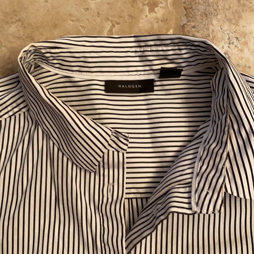 Halogen Collared Button Down Shirt - image 5